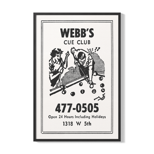 Webb's Cue Club